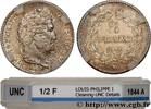 FRANCE 1/4 franc Louis-Philippe LOUIS-PHILIPPE Ier Paris 1844 (15mm, 1,24g, 6h) -