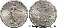 FRANCE Piéfort Argent de 1/2 franc Semeuse PIÉFORTS Paris 1972 (29mm, g, 6h) -
