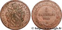 VATICAN ET ÉTATS PONTIFICAUX 5 Baiocchi frappé au nom de Pie IX an VI VATICAN ET ÉTATS PONTIFICAUX Rome 1852 (41mm, 40,76g, 6h) -