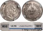 FRANCE 1/4 franc Louis-Philippe LOUIS-PHILIPPE Ier Rouen 1833 (15mm, 1,25g, 6h) -