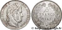 FRANCE 5 francs IIIe type Domard LOUIS-PHILIPPE Ier Lille 1845 (37mm, 25,02g, 6h) -