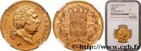 FRANCE 40 francs or Louis XVIII LOUIS XVIII Paris 1824 (26mm, 12,9g, 6h) -