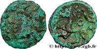 FRANCE Bronze à la tête casquée et au cheval, DT. 382 AMBIENS (Région d'Amiens) Amiens (80) c. 60-40 AC. (17mm, 2,07g, 7h) -