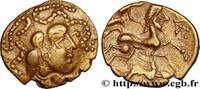 FRANCE Quart de statère d’or au personnage ailé, var. 3 VÉNÈTES (Région de Vannes) Vannes (56) IIe siècle avant J.-C. (12mm, 1,86g, 12h) -