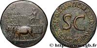 LES JULIO-CLAUDIENS (27 avant J.C. à 69 après J.C. Sesterce AUGUSTE Rome 23-24 (36,5mm, 27,26g, 12h) -