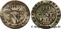 FRANCE Faux de 10 cent. à l'N couronnée PREMIER EMPIRE Strasbourg 1808 (18mm, 1,79g, 6h) -
