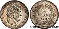 FRANCE 1/4 franc Louis-Philippe LOUIS-PHILIPPE Ier Lille 1844 (15mm, 1,27g, 6h) -