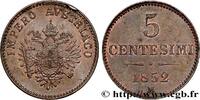 ITALIE - LOMBARDIE-VENITIE 5 Centesimi ITALIE - LOMBARDIE-VENITIE Milan 1852 (22mm, 5,55g, 12h) -