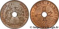 INDOCHINE FRANÇAISE 1 Centième INDOCHINE FRANÇAISE Paris 1900 (27,5mm, 7,54g, 6h) -