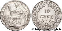 INDOCHINE FRANÇAISE 10 Centièmes INDOCHINE FRANÇAISE Paris 1929 (19mm, 2,701g, 6h) -