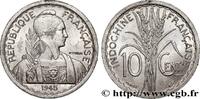 INDOCHINE FRANÇAISE 10 Centièmes INDOCHINE FRANÇAISE Beaumont-le-Roger 1945 (23mm, 1,34g, 6h) -