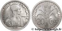 INDOCHINE FRANÇAISE 20 Centièmes INDOCHINE FRANÇAISE Beaumont-le-Roger 1945 (27mm, 2,20g, 6h) -