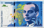 FRANCE 50 Francs SAINT-EXUPÉRY Mouton décalé Fauté FRANCE 50 Francs SAINT-EXUPÉRY Mouton décalé Fauté 1993 NEUF -