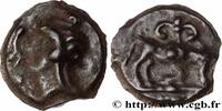 FRANCE Potin au taureau et au lis, classe Ia HAUTE ET MOYENNE SEINE Ier siècle avant J.-C. (18mm, 3,78g, 3h) -