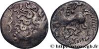 FRANCE Drachme à la lyre SANTONS / CENTRE-OUEST, Incertaines IIe - Ier siècles avant J.-C. (15mm, 2,56g, 11h) -