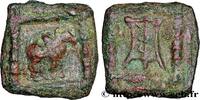 Hellénistique 2 (188 à 30 avant J.C.) Chalque BACTRIANE - ROYAUME DE BACTRIANE - APOLLODOTE II Punjab c. 85-65. AC. (14mm, 1,78g, 6h) -