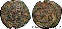 L'EMPIRE D'ANASTASE À MAURICE TIBÈRE (491-602) Pentanoummion JUSTINIEN Ier Theoupolis (Antioche) 551-561 (16mm, 2,05g, 9h) -