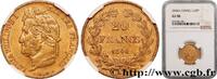 FRANCE 20 francs Louis-Philippe, Domard LOUIS-PHILIPPE Ier Paris 1844 (21mm, 6,45g, 6h) -