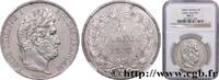 FRANCE 5 francs IIIe type Domard LOUIS-PHILIPPE Ier Paris 1848 (37,24mm, 25g, 6h) -