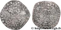 BELGIQUE - PAYS-BAS ESPAGNOLS 1/4 Patagon Philippe IV BELGIQUE - PAYS-BAS ESPAGNOLS Bruges 1631 (32mm, 6,93g, 11h) -