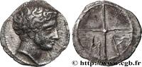 FRANCE Obole MA, tête à droite - coiffure en cœur MASSALIA - MARSEILLE Marseille (13) c. 350-220 AC. (11mm, 0,75g, 1h) -
