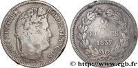 FRANCE 2 francs Louis-Philippe LOUIS-PHILIPPE Ier Rouen 1837 (27mm, 9,78g, 6h) -