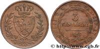 ITALIE - ROYAUME DE SARDAIGNE 3 Centesimi type au “L” ITALIE - ROYAUME DE SARDAIGNE Turin 1826 (23mm, 5,85g, 6h) -
