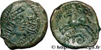 FRANCE Bronze IBRVIXS au cheval et au sanglier AULERQUES ÉBUROVICES (Région d'Évreux) Évreux (27) c. 50-40 AC. (16mm, 2,50g, 1h) -