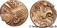FRANCE Hémistatère aux sangliers en électrum, revers à ga AULERQUES ÉBUROVICES (Région d'Évreux) Évreux (27) c. 60-50 AC. (18mm, 3,20g, 2h) -