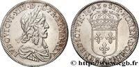FRANCE Demi-écu, buste drapé et cuirassé (2e buste de Jea LOUIS XIII LE JUSTE Paris, Monnaie de Matignon 1643 (24mm, 13,65g, 6h) -