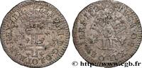 FRANCE Sol ou pièce de douze deniers LORRAINE - DUCHÉ DE LORRAINE - LÉOPOLD Ier Nancy 1727 (19mm, 1,01g, 6h) -