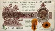 ANGLETERRE 1 Pound ANGLETERRE 1 Pound 1919 pr.TB -