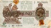ANGLETERRE 1 Pound ANGLETERRE 1 Pound 1919 TB+ -