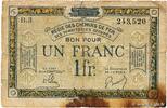 FRANCE régionalisme et divers 1 Franc FRANCE régionalisme et divers 1 Franc 1918 B -