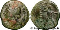 Hellénistique 1 (323 à 188 avant J.C.) Hemidrachme ou demi-unité BRUTTIUM - BRUTTII - LES BRETTIENS Locres ou Crotone, Bruttium 214-211 AC. (17mm, 3,05g, 12h) -