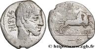 LA RÉPUBLIQUE (280 avant J.C. à 27 avant J.C.) Denier TITURIA Rome 89 AC. (18,5mm, 3,66g, 8h) -