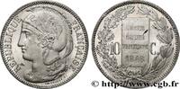FRANCE Concours de 10 centimes, essai en étain par Dieudo DEUXIÈME RÉPUBLIQUE Paris 1848 (30mm, 7,97g, 6h) -