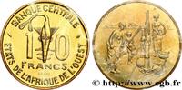 ÉTATS DE L'AFRIQUE DE L'OUEST (BCEAO) Essai de 10 Francs ÉTATS DE L'AFRIQUE DE L'OUEST (BCEAO) Paris 1981 (23,5mm, 4,50g, 6h) -