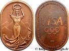 FRANCE Médaille, VISA, Jeux Olympiques d’été de Séoul JEUX OLYMPIQUES 1988 (44,5mm, 28,41g, 12h) -