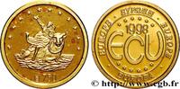 FRANCE Médaille, Ecu Europa EUROPE 1998 (13,5mm, 1,55g, 12h) -