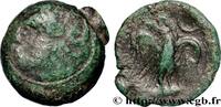 FRANCE Bronze lourd à l’aigle et au croissant CARNUTES (Région de la Beauce) Chartres (28) c. 52 AC. (19mm, 5,62g, 3h) -