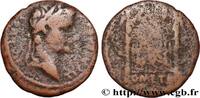 LES JULIO-CLAUDIENS (27 avant J.C. à 69 après J.C. As à l'autel de Lyon TIBÈRE Lyon c. 12-14 AD. (25,5mm, 8,98g, 12h) -