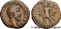 LES ANTONINS (96 après J.C. à 192 après J.C.) As LUCIUS VÉRUS Rome 164 (25mm, 10,44g, 6h) -