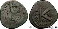 L'EMPIRE D'ANASTASE À MAURICE TIBÈRE (491-602) Demi-follis JUSTINIEN Ier Carthage 539-540 (31mm, 11,91g, 5h) -