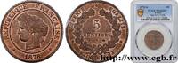 FRANCE 5 centimes Cérès TROISIÈME RÉPUBLIQUE Paris 1878 (25mm, 5g, 6h) -