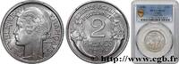 FRANCE 2 francs Morlon, aluminium CINQUIÈME RÉPUBLIQUE 1958 (27mm, 2,20g, 6h) -