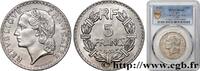 FRANCE 5 francs Lavrillier, nickel TROISIÈME RÉPUBLIQUE 1933 (31mm, 12g, 6h) -