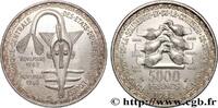 ÉTATS DE L'AFRIQUE DE L'OUEST (BCEAO) 5000 Francs masque ÉTATS DE L'AFRIQUE DE L'OUEST (BCEAO) Paris 1982 (37mm, 25,00g, 6h) -
