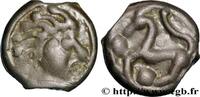 FRANCE Potin à la tête “d’indien” SÉNONS (région de Sens) Sens (89) c. avant 52 AC. (18mm, 4,96g, 3h) -