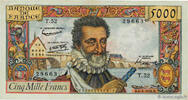 FRANCE 5000 Francs HENRI IV FRANCE 5000 Francs HENRI IV 1958 pr.SUP -